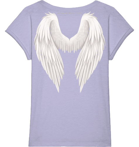 Pferde T-Shirt Bio - born to be wild guided by angels - HORSEANDANGELS