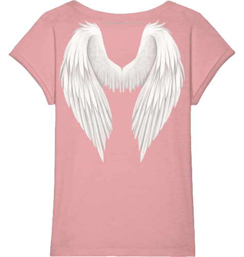 Pferde T-Shirt Bio - born to be wild guided by angels - HORSEANDANGELS